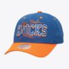 Mitchell-Ness-Blue-New-York-Knicks-Block-Sweep-Pro-Adjustable-Hat-100x100