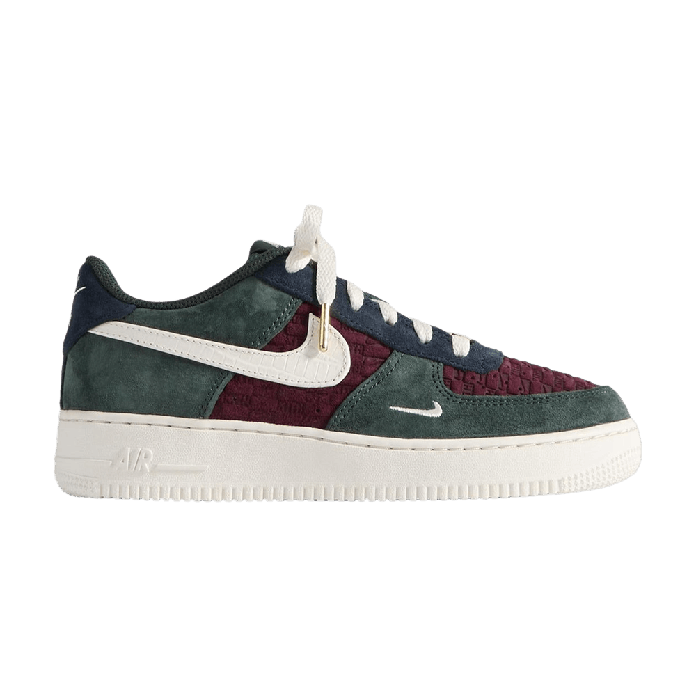 Кроссовки Kith x Nike Air Force 1 Low GS 'Night Maroon'