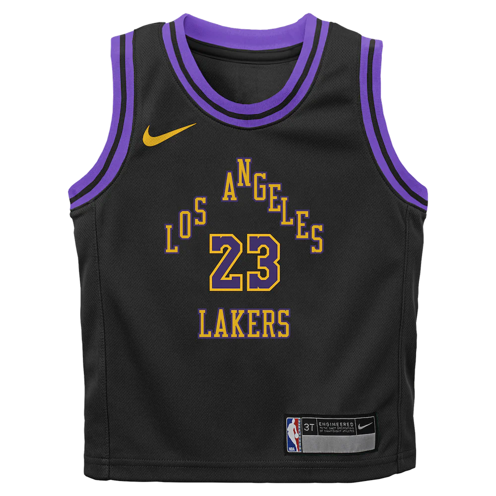 2023-24-Los-Angeles-Lakers-LeBron-James-23-Toddler-City-Edition-Black-Jersey-2
