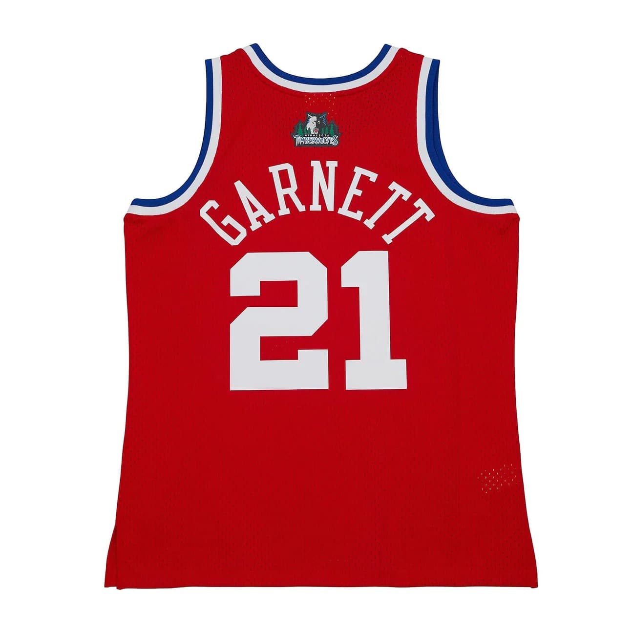 Баскетбольная джерси 2003 All Star Game Kevin Garnett  #21 Swingman Hardwood Classics Red Jersey