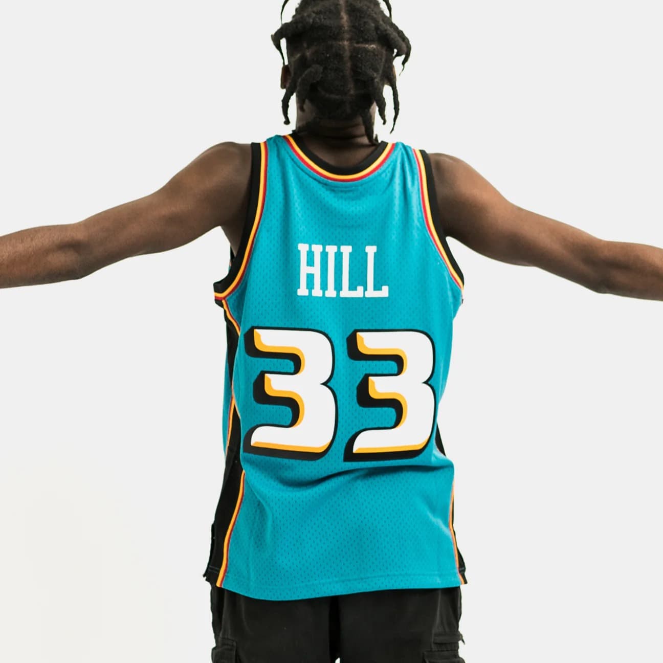 1998-1999-Detroit-Pistons-Grant-Hill-33-Swingman-Hardwood-Classic-Teal-Jersey-2