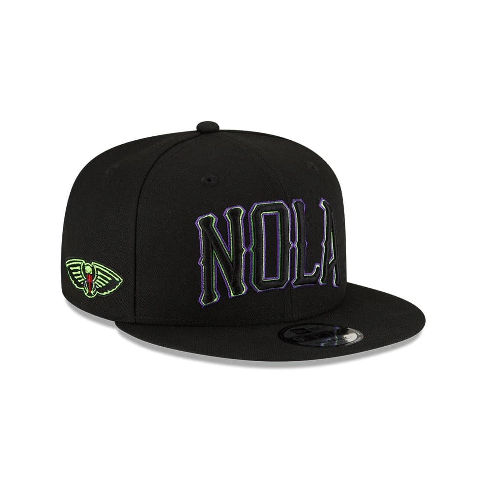 Бейсболка New Era New Orleans Pelicans 9FIFTY 2024 City Edition NBA Snapback Hat