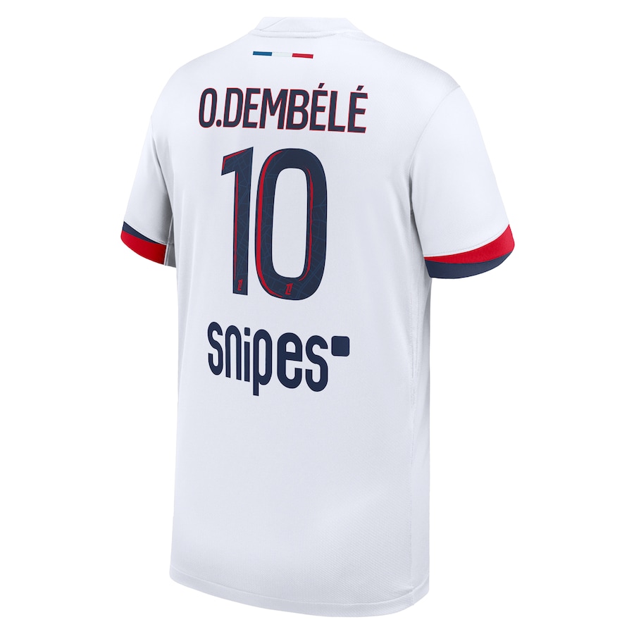 Детская Футбольная форма PSG Nike Away Stadium Shirt 2025-26 - O. Dembélé 10