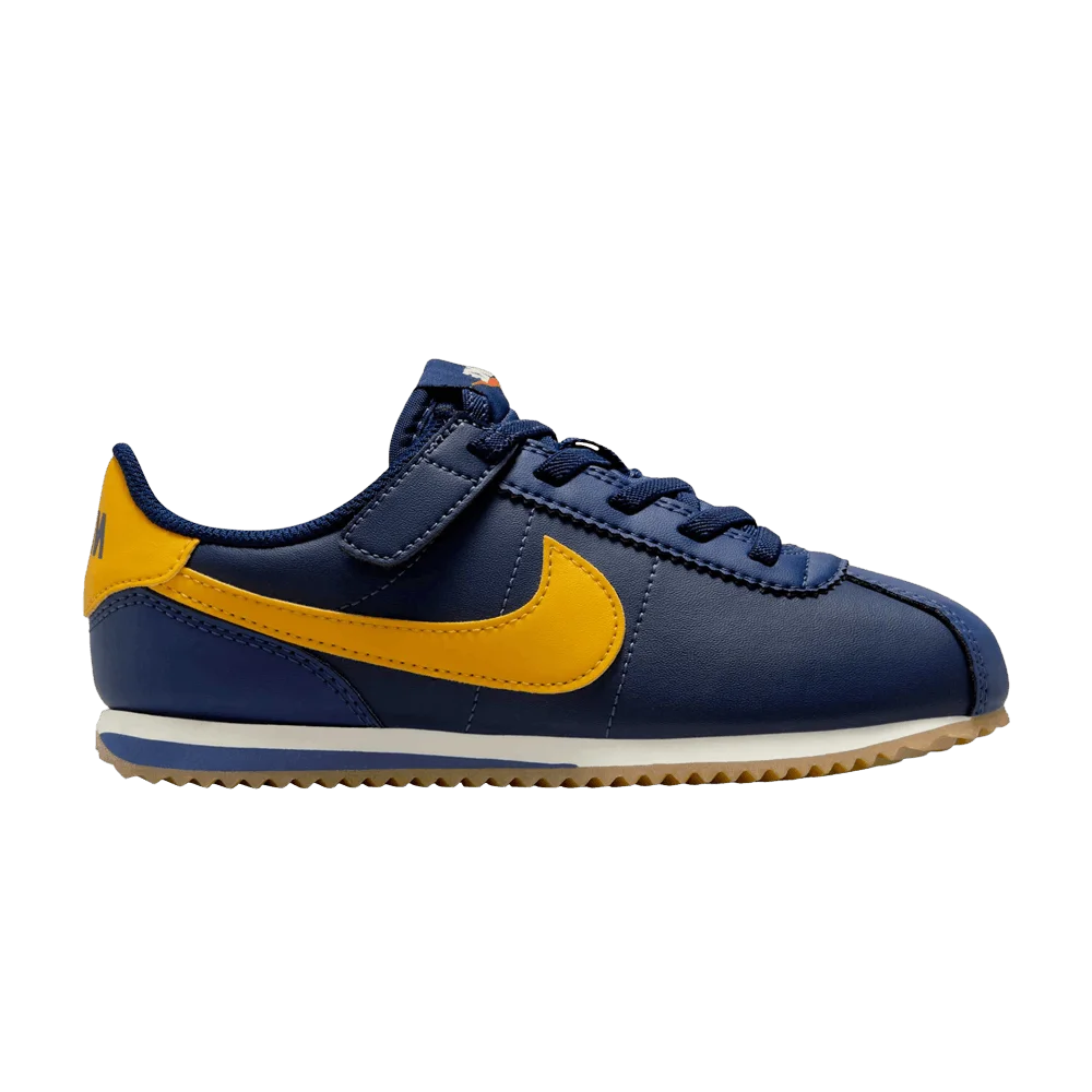 Кроссовки Nike Cortez EasyOn PS 'Midnight Navy University Gold'