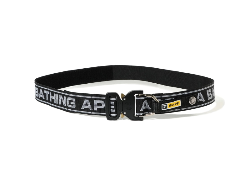 Ремень BAPE Logo Belt Black