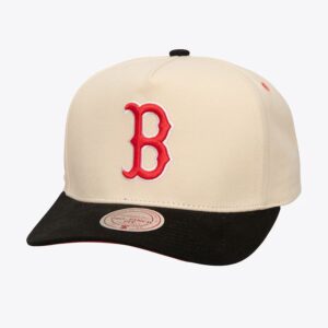 Mitchell-Ness-Cream-Boston-Red-Sox-Overspray-Pro-Crown-Snapback-Hat-300x300