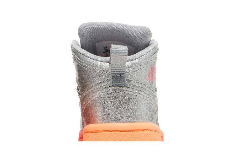 Кроссовки Air Jordan 1 Mid TD 'Metallic Silver Pink Crimson'