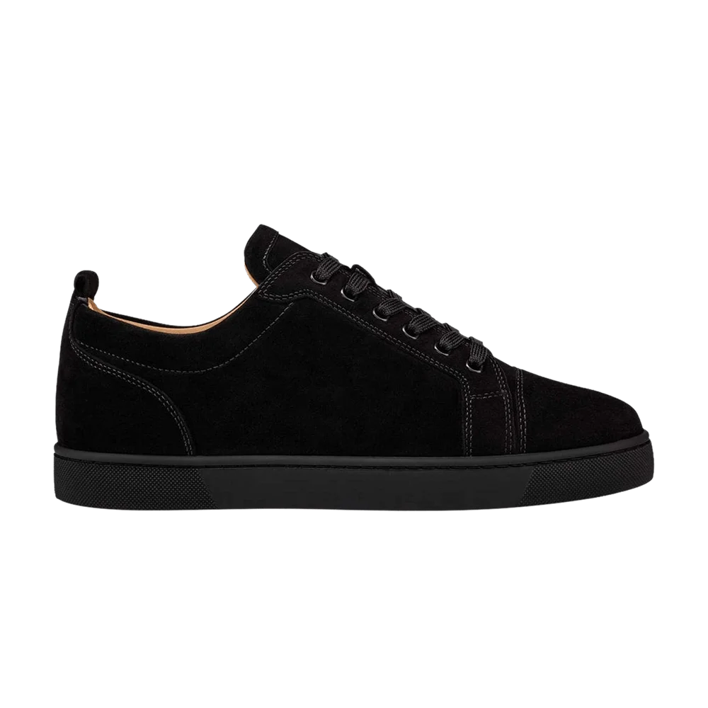 Krossovki-Christian-Louboutin-Louis-Junior-Flat-Black-Suede
