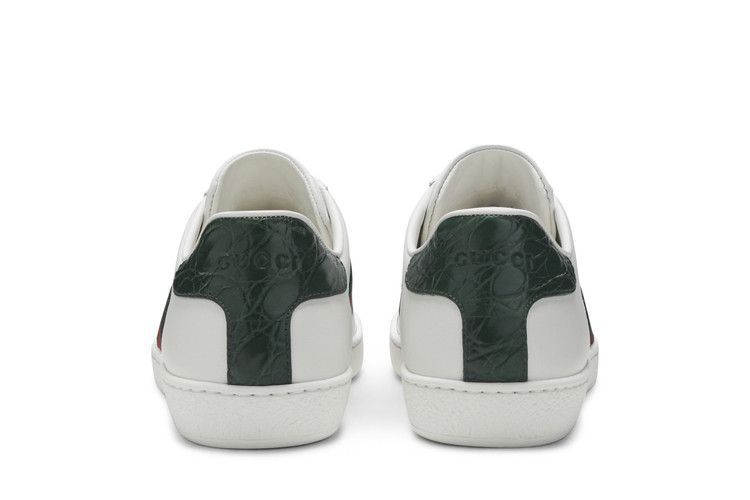 Кроссовки Gucci Wmns Ace 'Green Crocodile'