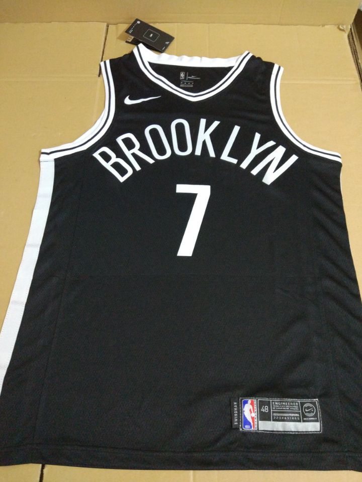 Баскетбольная джерси 2017-18 Jeremy Lin Brooklyn Nets #7 Icon Black