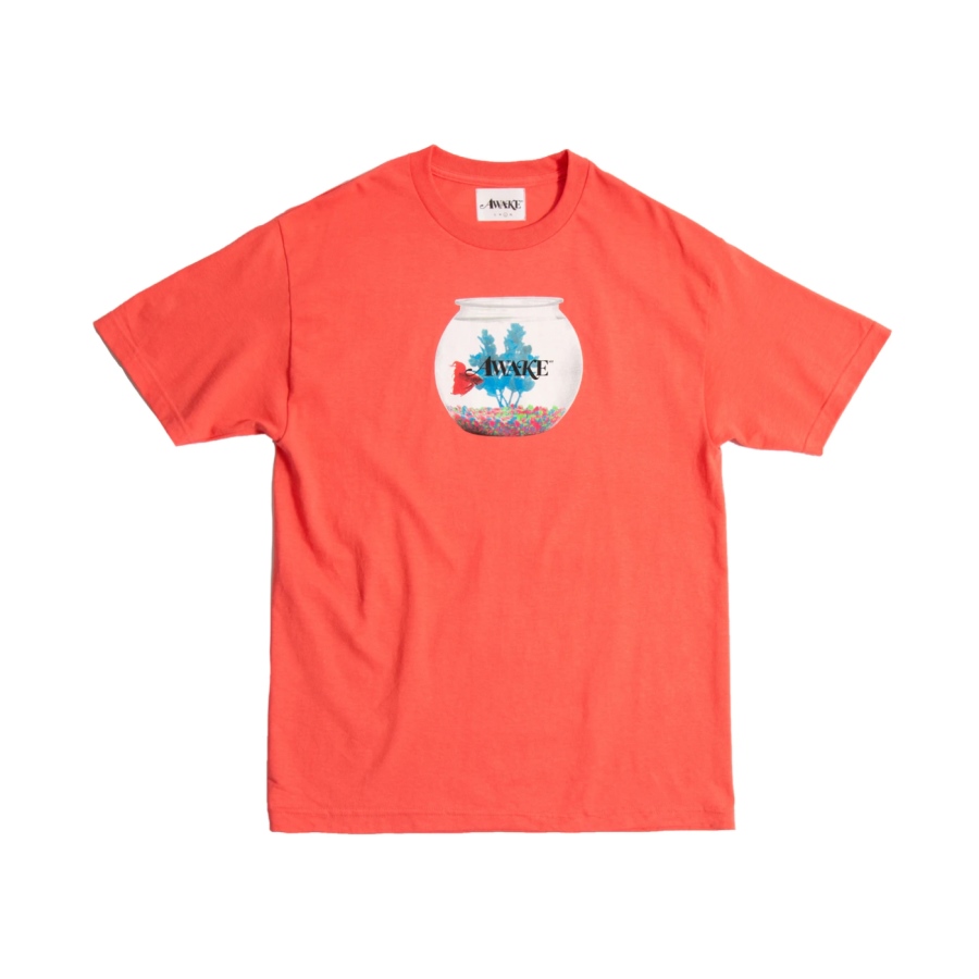 Футболка Awake Fish Bowl Tee Coral