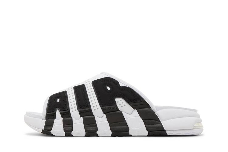 Nike Air More Uptempo Slide 'White Black Red'