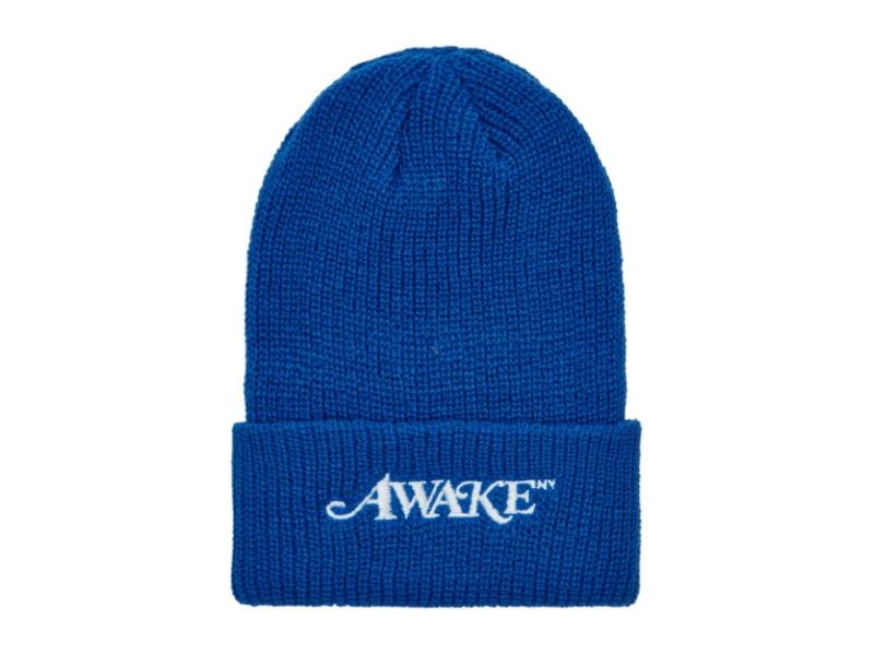 Шапка Awake Loose Gauge Classic Logo Beanie Blue