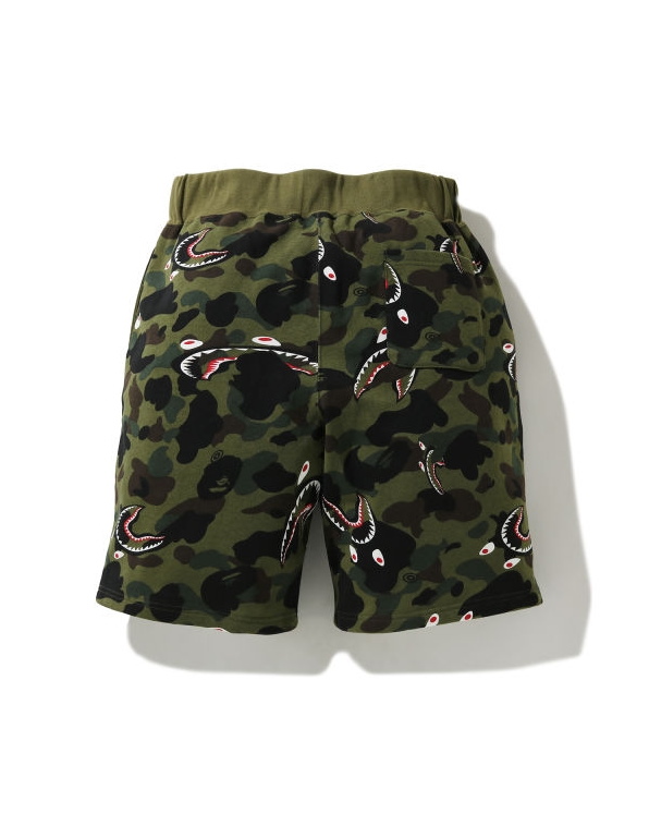 Спортивные шорты BAPE Shark 1st Camo Wide Sweat Shorts Green