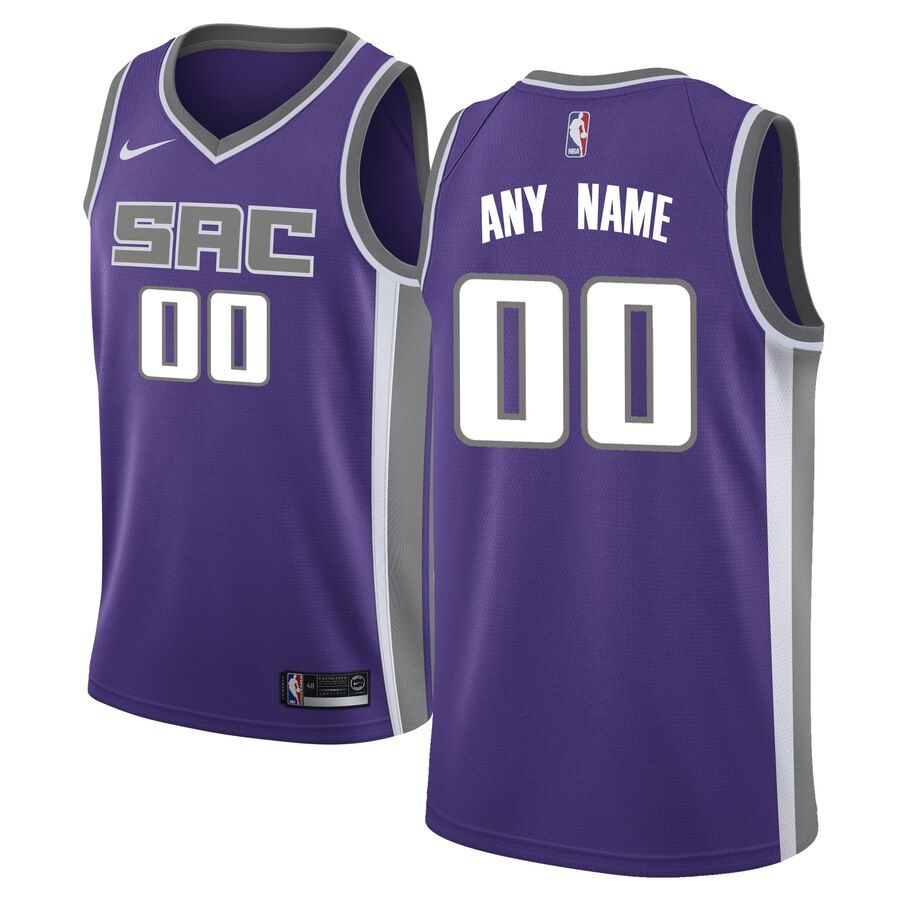 Баскетбольная джерси 2019-20 Sacramento Kings Swingman Custom Purple Icon Edition