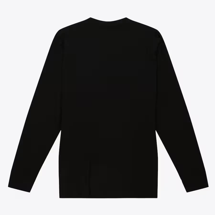 Лонгслив Mitchell & Ness Black Carolina Hurricanes Vintage Logo Long Sleeve T-Shirt