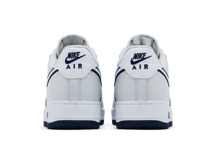 Кроссовки Nike Air Force 1 '07 'Embroidered Swoosh - Photon Dust Navy'