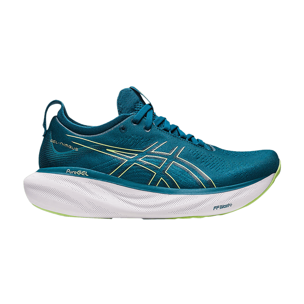 Кроссовки ASICS Wmns Gel Nimbus 25 'Ink Teal Lime Green'