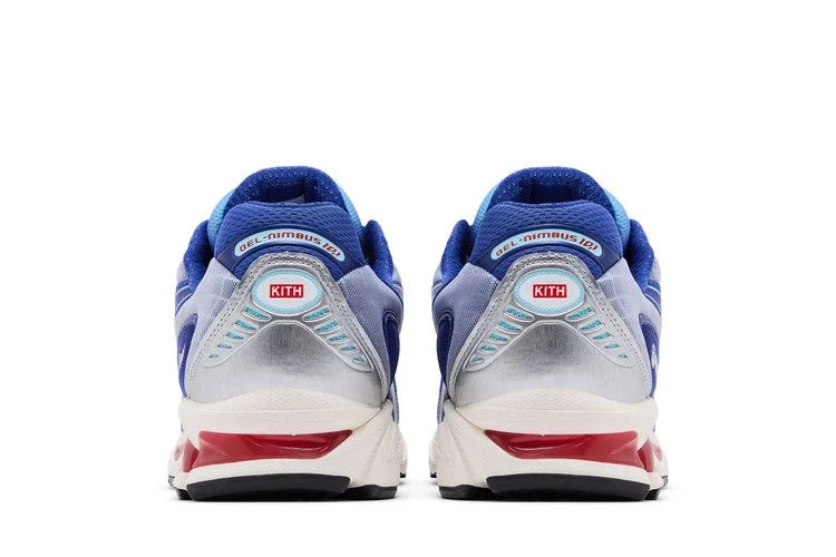 Кроссовки Marvel vs. Capcom x Kith x ASICS Gel Nimbus 10.1 'Double Box - Iron Man vs. Mega Man' With Comic Book