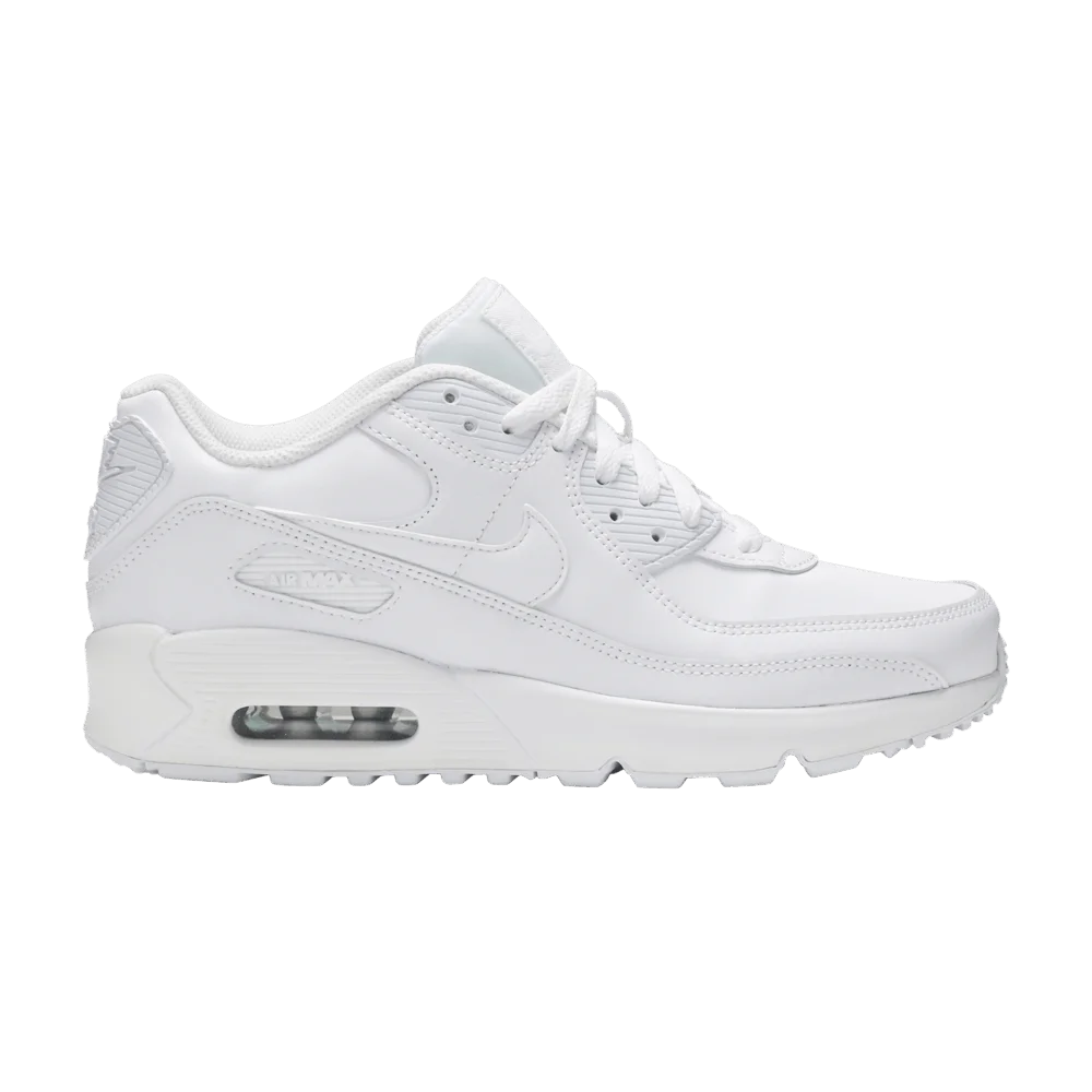 Krossovki-Nike-Air-Max-90-Leather-GS-White