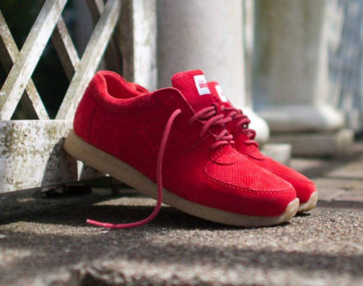 Кроссовки Clarks Ronnie Fieg x Kildare 'Poppy Red'