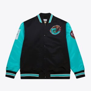 Mitchell-Ness-Black-Memphis-Grizzlies-Primetime-Vintage-Satin-Full-Snap-Jacket-300x300
