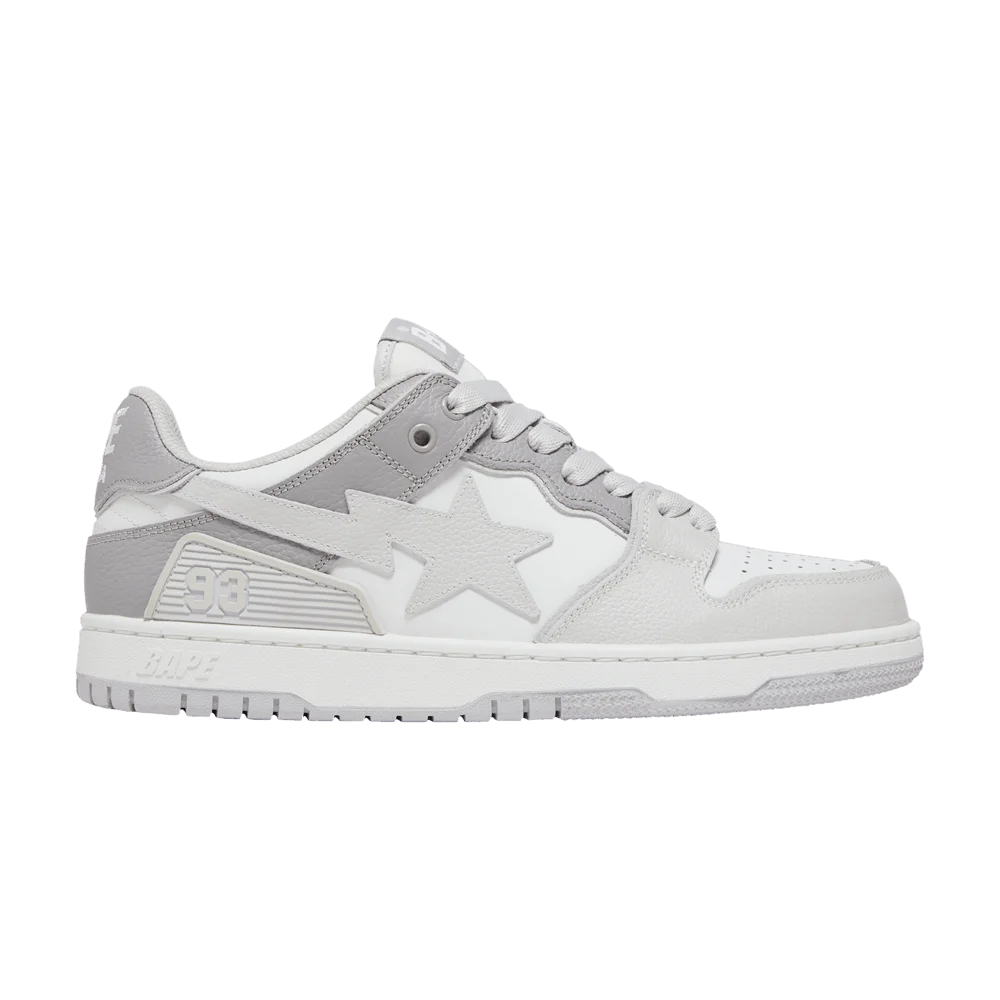 Krossovki-BAPE-Sk8-Sta-5-M1-White