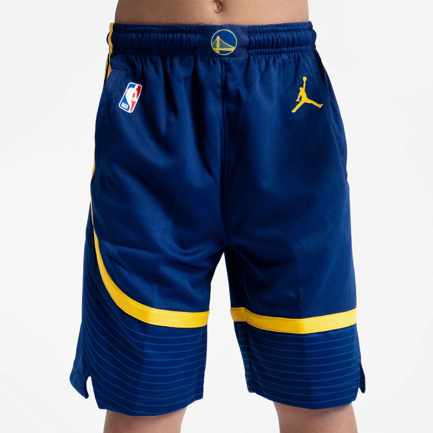Nike-Golden-State-Warriors-2024-Statement-Edition-Swingman-Youth-NBA-Shorts-4