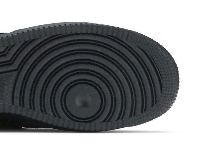Кроссовки Comme des Garçons x Nike Air Force 1 Mid 'Triple Black'
