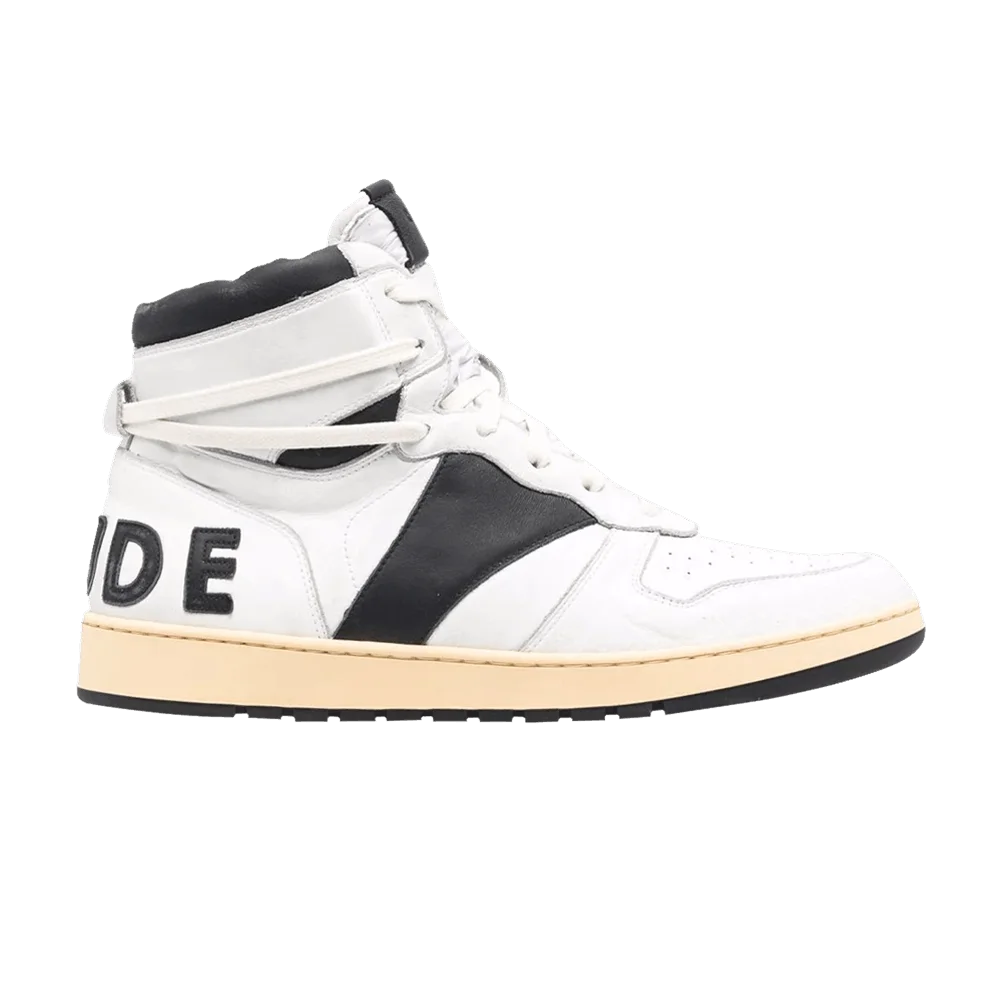 Krossovki-Rhude-Rhecess-High-White-Black