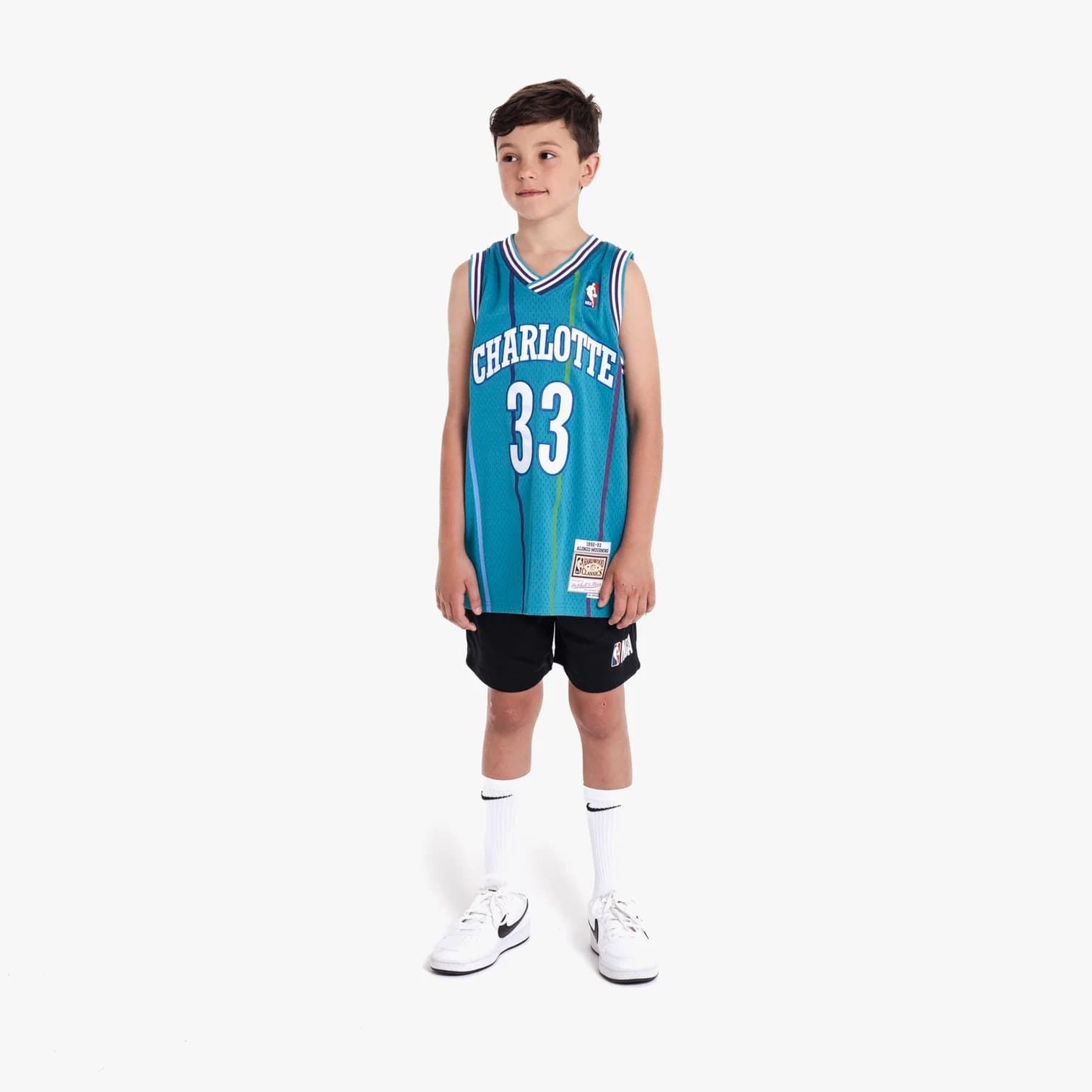 Mitchell-Ness-Alonzo-Mourning-Hornets-HWC-Youth-NBA-Swingman-Jersey-2