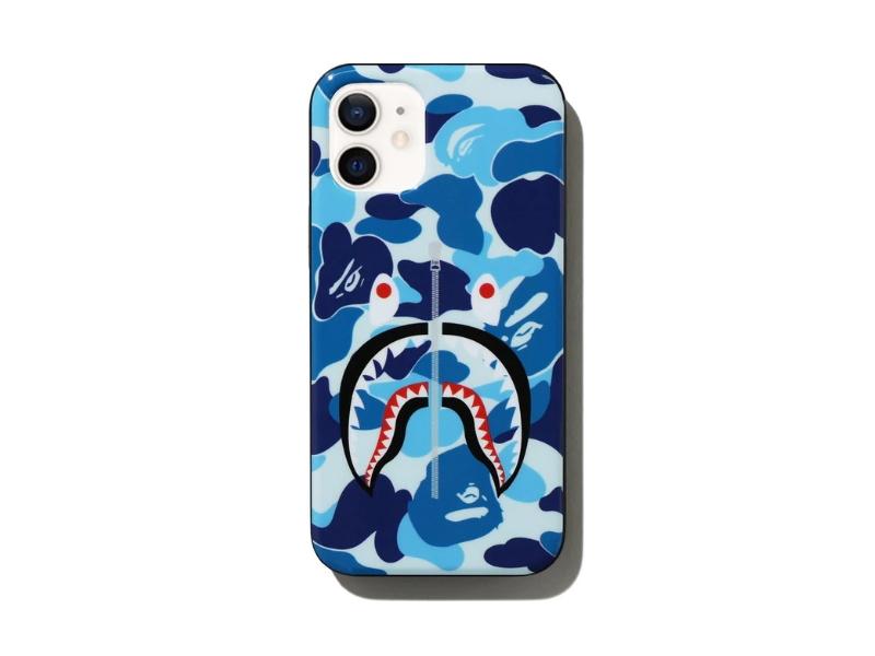 Защитный чехол BAPE ABC Camo Shark iPhone 12 Mini Case Blue