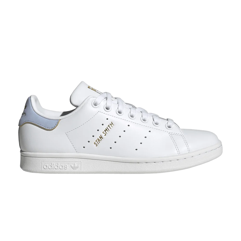 Krossovki-Adidas-Wmns-Stan-Smith-White-Blue-Dawn