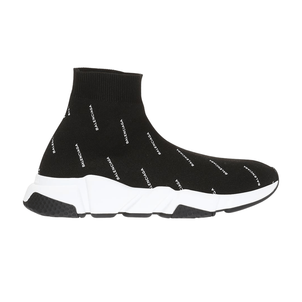 Кроссовки Balenciaga Speed Trainer Mid 'Logo Print'