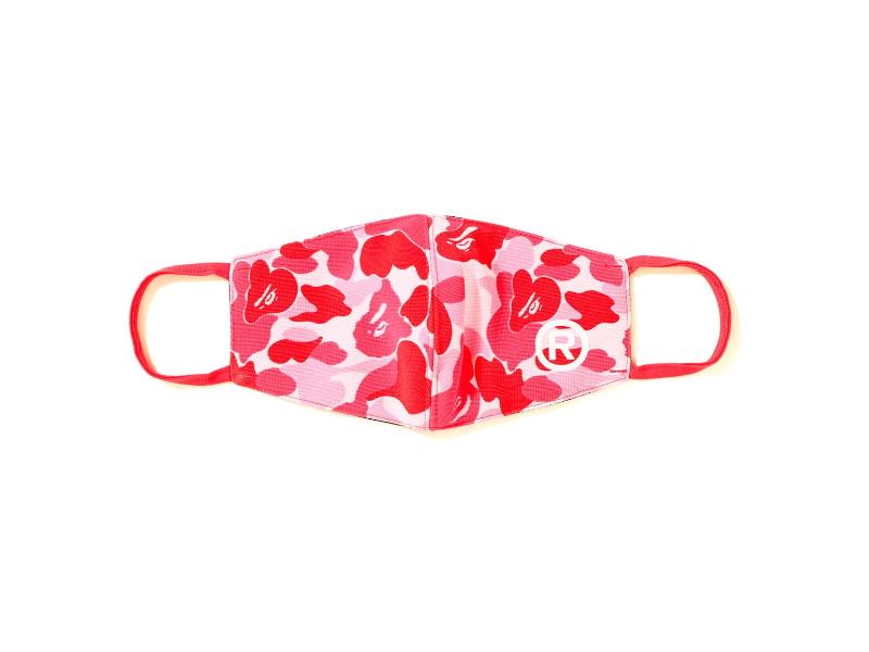 Маска BAPE ABC Camo Face Mask Pink
