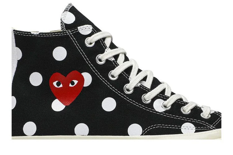 Кроссовки Comme des Garçons x Converse Chuck Taylor All Star 70 Hi 'Black Polka Dot'