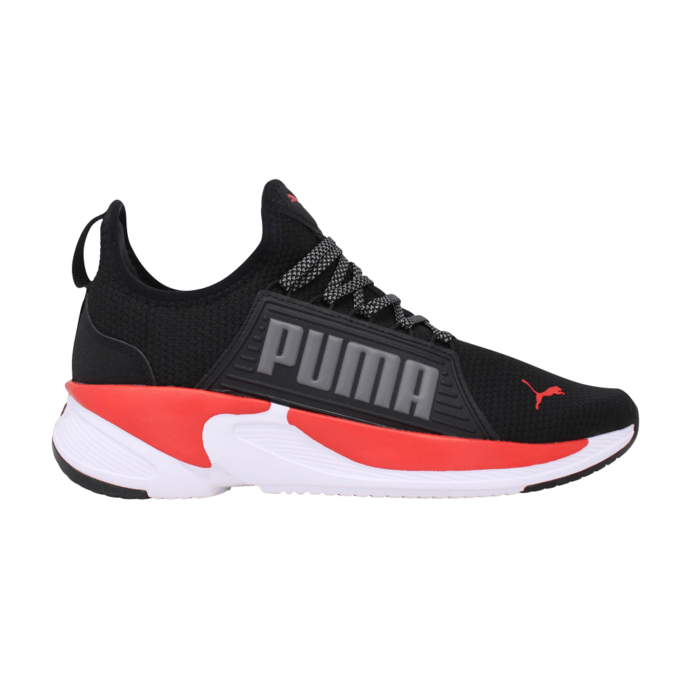 Кроссовки Puma Softride Premier Slip-On 'Black High Risk Red'