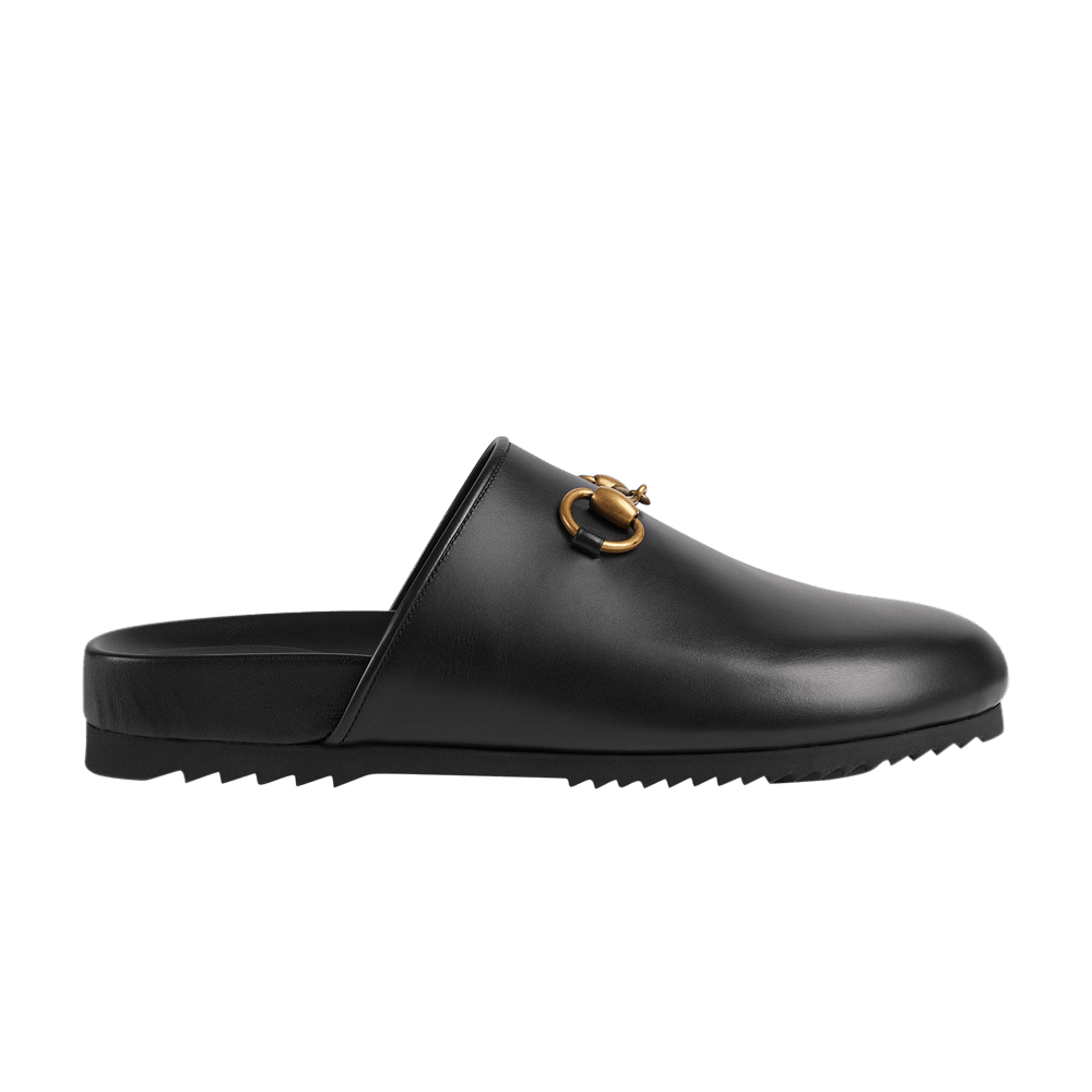 Кроссовки Gucci Wmns Horsebit Slipper 'Black'