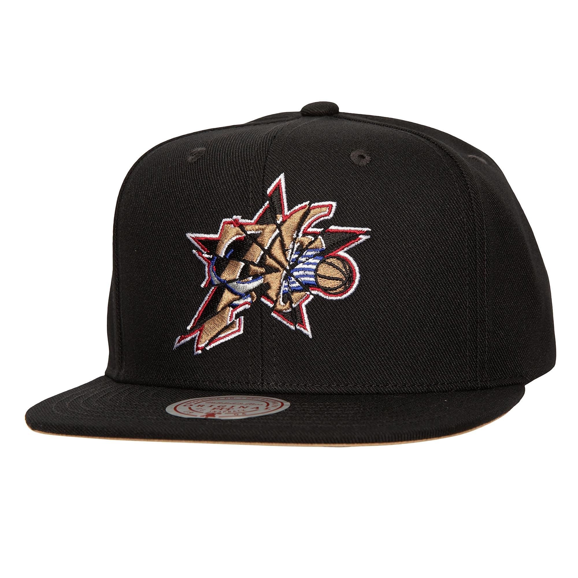Бейсболка Mitchell & Ness Shattered Snapback HWC Philadelphia 76ers