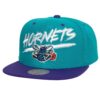 Mitchell-Ness-Transcript-Snapback-HWC-Charlotte-Hornets-Hat-100x100
