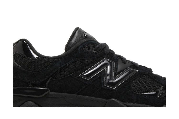 Кроссовки New Balance 9060 'Triple Black Suede Patent'
