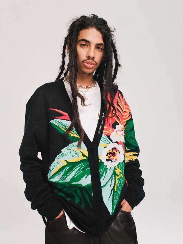 Кардиган Awake Floral Cardigan Black