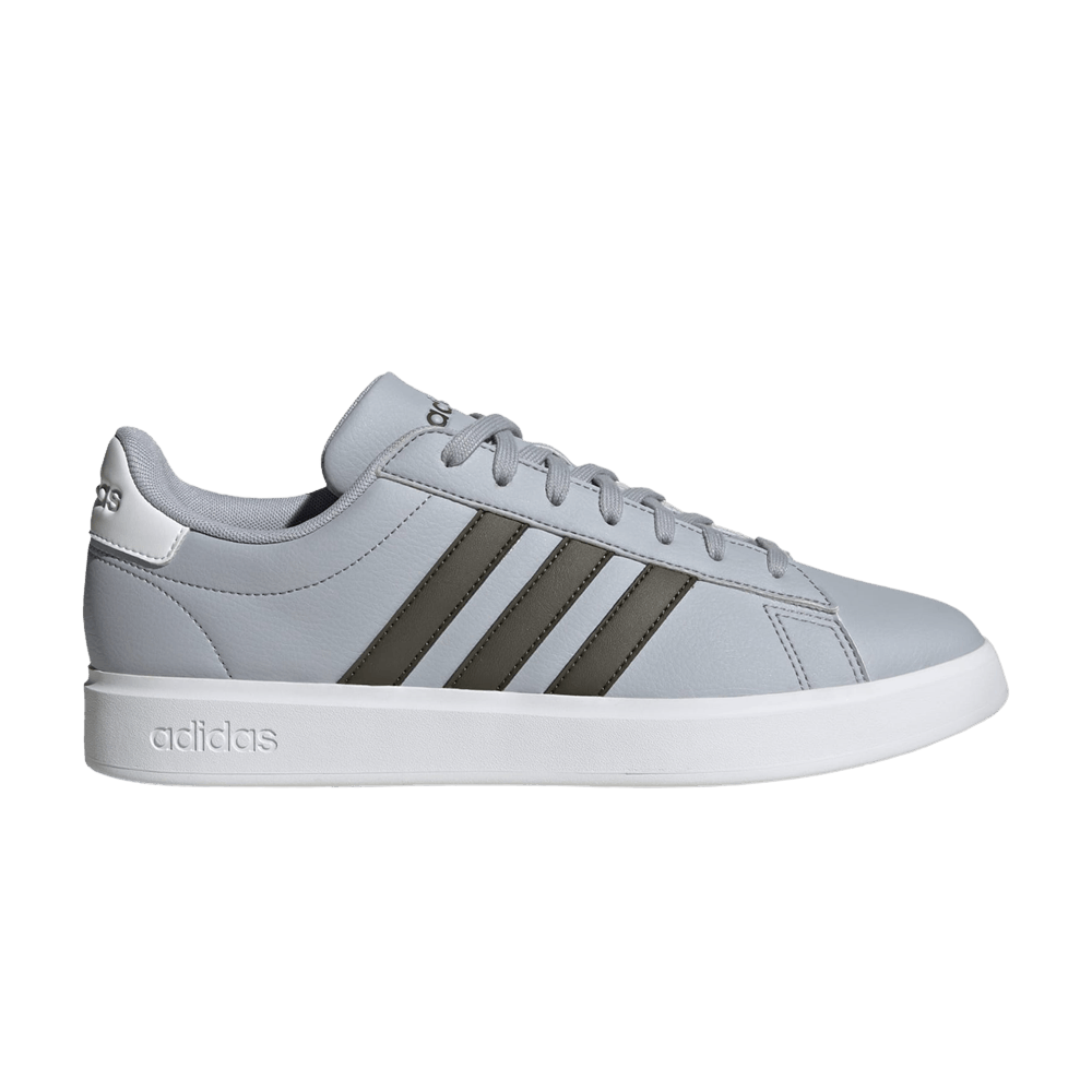 Кроссовки adidas Grand Court 'Halo Silver Shadow Olive'