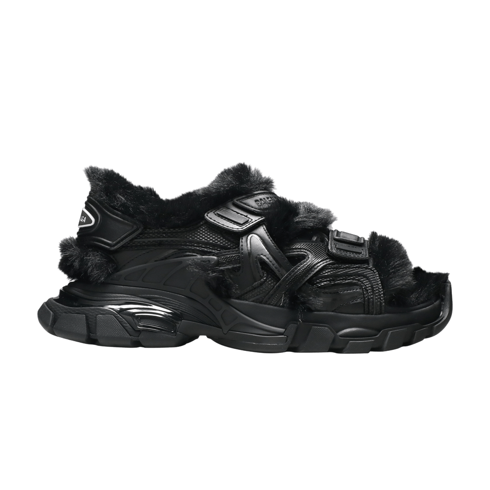 Сандалии Balenciaga Wmns Furry Sandal 'Black'