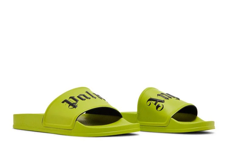 Krossovki-Palm-Angels-Pool-Slider-Light-Green-7