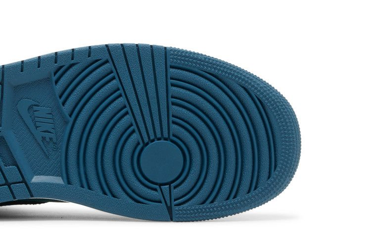 Кроссовки Wmns Air Jordan 1 Mid 'Teal French Blue'
