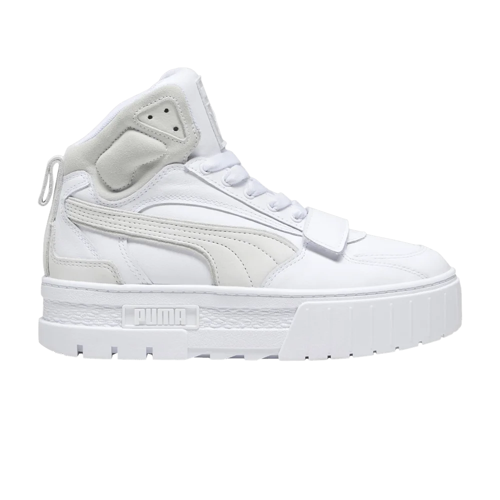 Krossovki-Puma-Wmns-Mayze-Mid-Premium-White