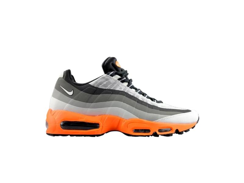Кроссовки Nike Air Max 95 NS Light Base Grey Laser Orange
