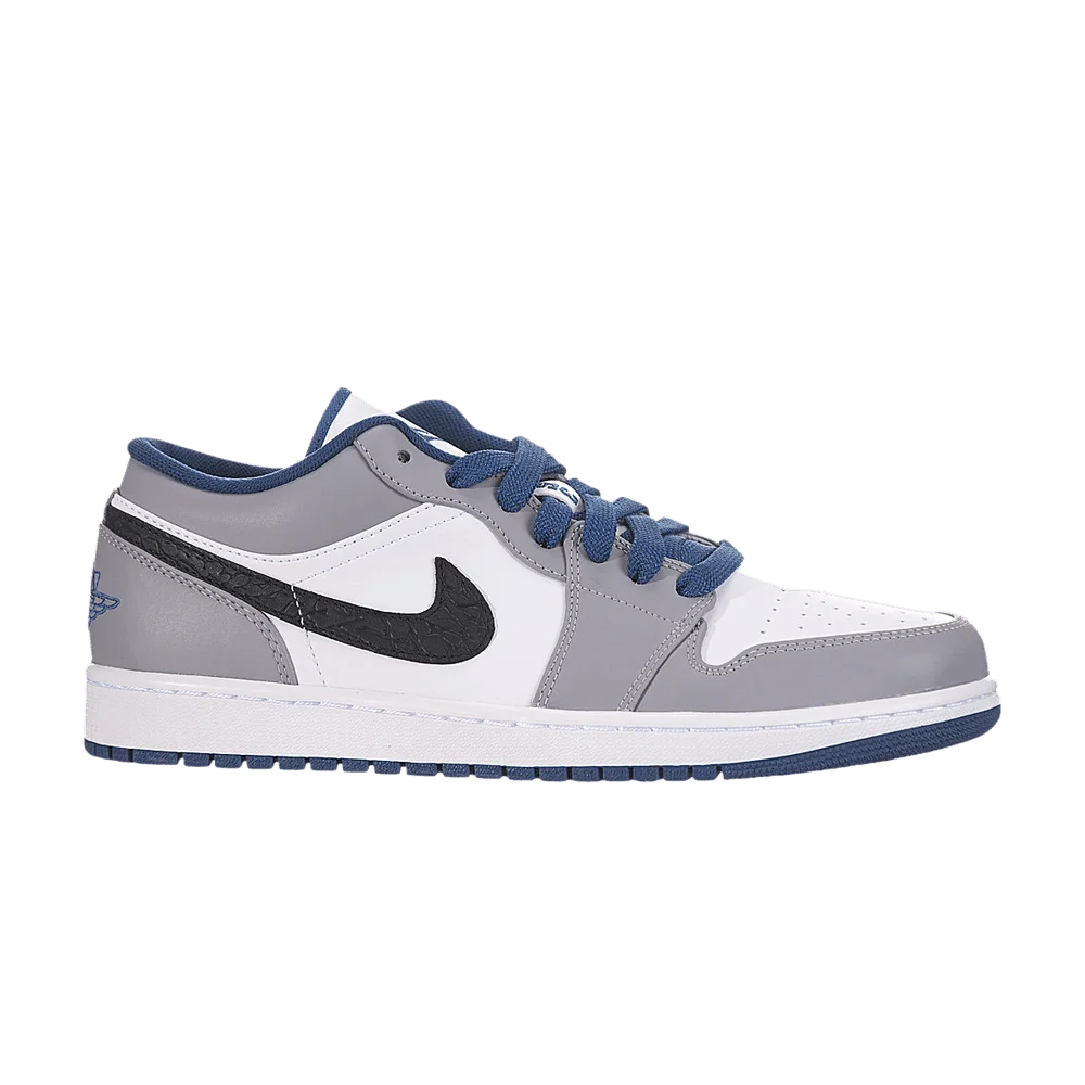 Кроссовки Air Jordan 1 Low 'Cement True Blue'