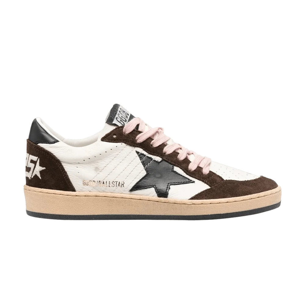 Кроссовки Golden Goose Wmns Ball Star 'Brown White'